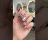 USA nail idea nail polish design #shortsfeed #viral