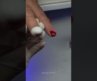 Nail Art !! Satisfying nail foam #satisfyingnails #rednails #nailcare #fyp #usa