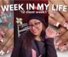 week in my life as a teen nail tech *12 clients* 💅🏼💸