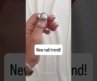 Nail Art !! New nail trend #silverchromenails #3dnailart #nailtrends #fyp #usa