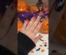 USA Halloween nail ideas, simple Hellowin nail #viral #shortsfeed