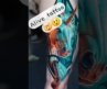 The Magical 3D horse tattoo 🦄✨ | Alive 3d tattoo #3dtattoo #unicorn #magic #shorts #tattooart