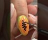 🍊 Tropical Papaya Nail Art Tutorial #americannails #viralnails #usa #papya #nailartusa