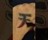 Heaven Symbol Tattoo ☁️🔥 | Japanese “Ten” Kanji Tattoo #Shorts