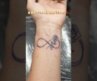 Infinity + Tiny Rose 🌹 | A Symbol of Forever#tattooideas #wristtattoo #infinitytattoo #rosetattoo