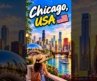 🇺🇸 Best Places to Visit in Chicago, USA🏝️😍🤳 #trending #shorts #viral