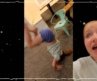 Adley Tumbling School🤸‍♀️Handstands, Cartwheels, & Somersault! Teaching Mom & Dad gymnastics #Shorts