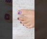 Pretty Foot Nail art #pedicure #feetnail #toe #nails #diy #foot #naildesign #nailtutorial #shorts