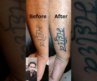 kharab tattoo ko kiya sahi || Tattoo restoration #trending #tattoo #instattoo #tattooartist