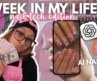 she wanted AI nails 😟… | week in my life as a teen nail tech 💸