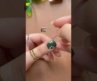 💅💚Easy simple flower nail art design #nailart2025 #shorts #shortvideo