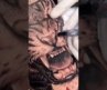 Tiger Samurai Sleeve Art 🐅 #shorts #usa