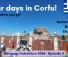 FOUR DAYS IN CORFU 🇬🇷 | Old Town, Swimming spots, Beach bars and the local Dining scene!