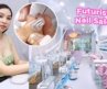 I Visited a Futuristic Nail Salon ✨💅🏻
